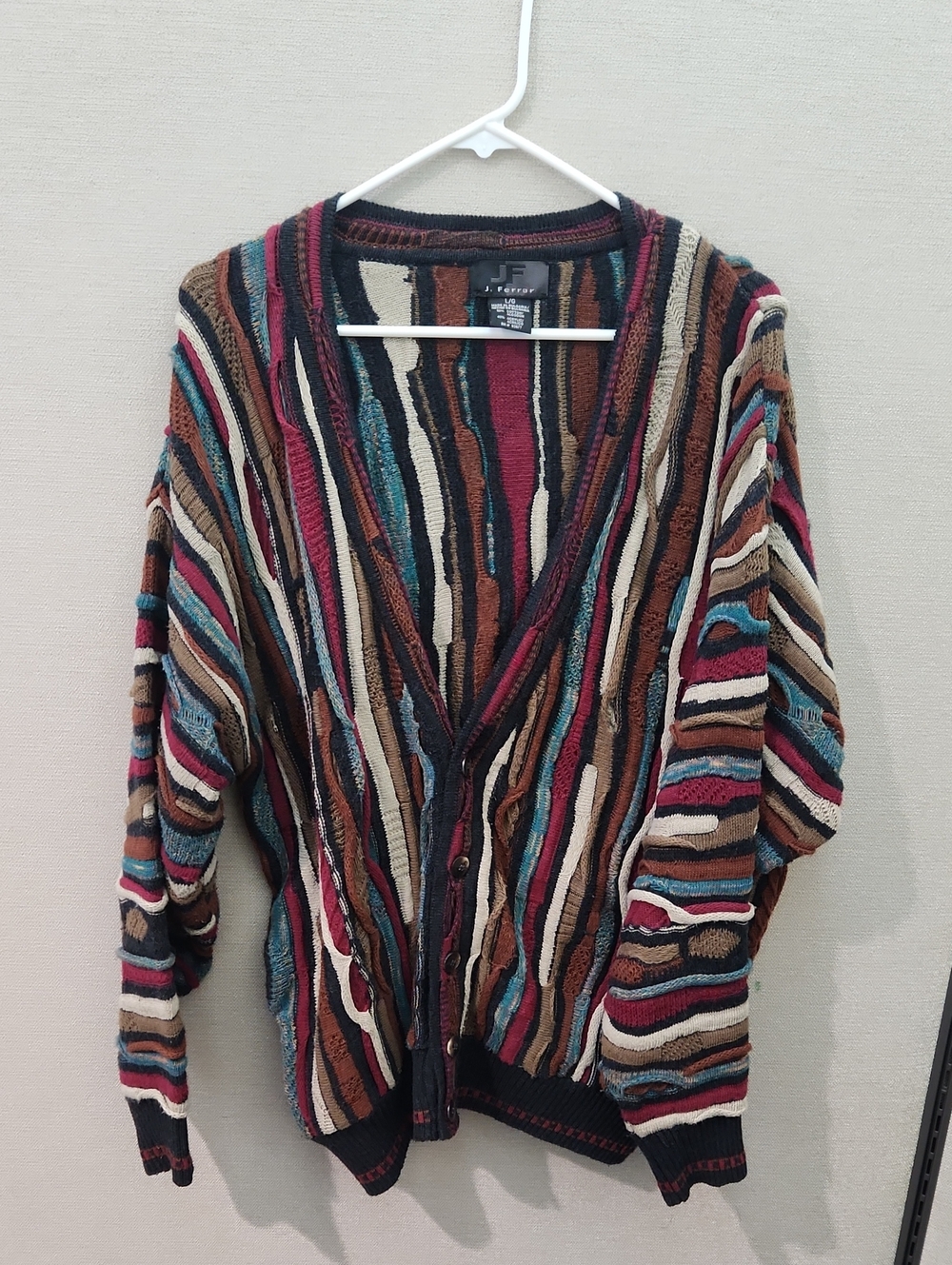 Vintage JF J. Ferrar Sweater Size Large